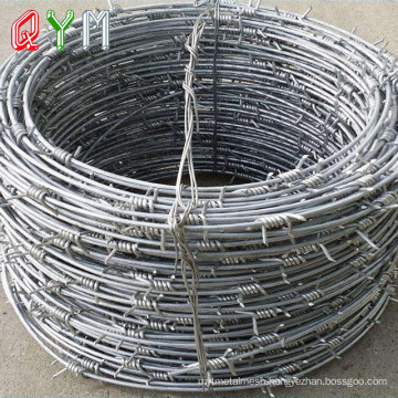 14 Gauge Galvanized Stainless Steel Barbed Wire Factory